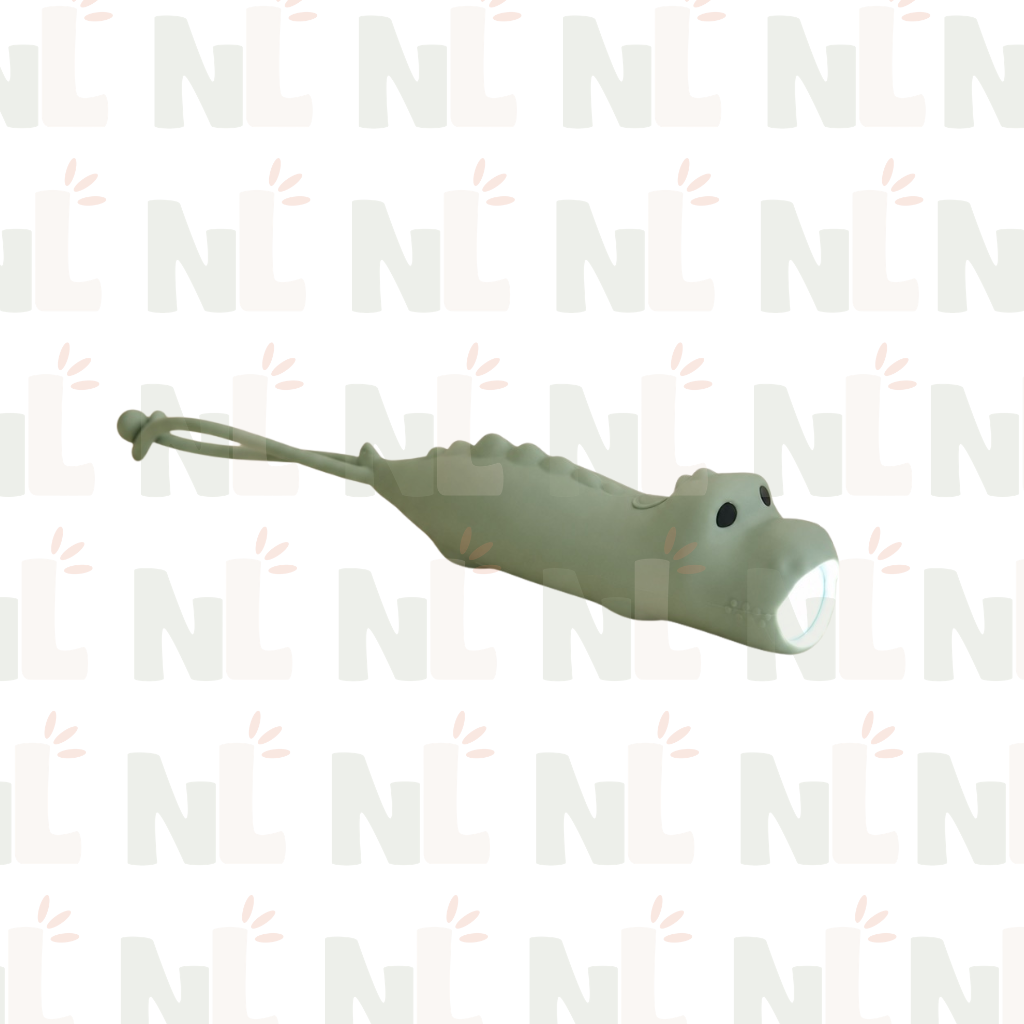 Lampe Torche Crocodile pour Enfant – Petite Lampe avec Dragonne