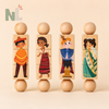 Puzzle en Cubes du Monde – Personnages et Tenues Traditionnelles