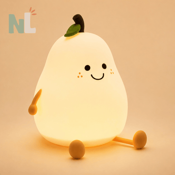 Veilleuse Poire Rechargeable Multicolore – Lampe de Nuit pour Enfant