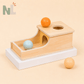Boîte à Balles Montessori avec Rampe – Jeu de Motricité et de Permanence de l’Objet