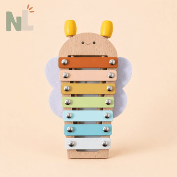 Xylophone Abeille en Bois – Jouet Musical d’Éveil