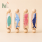 Puzzle en Cubes Animaux Marins – Jeu d’Association en Bois