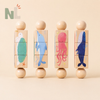 Puzzle en Cubes Animaux Marins – Jeu d’Association en Bois