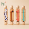 Puzzle en Cubes Animaux – Jeu d’Association en Bois