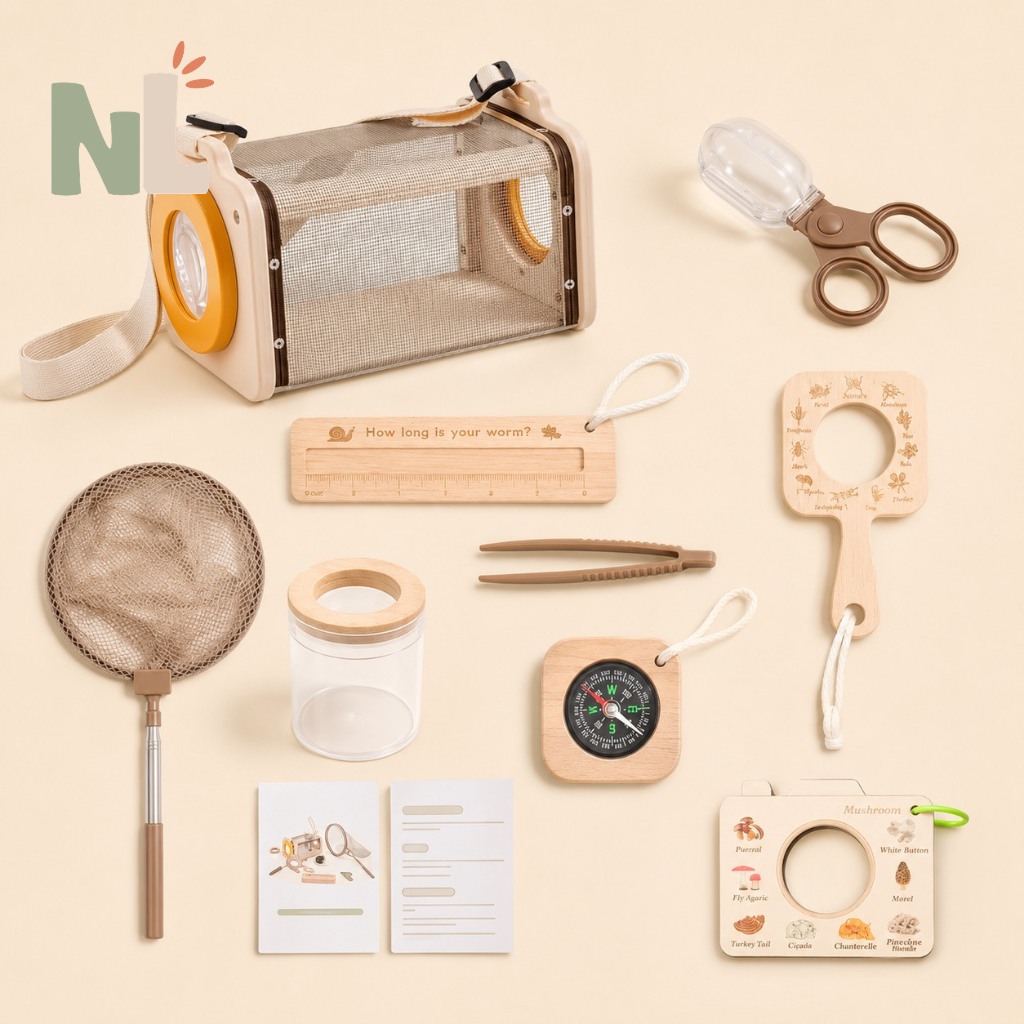 Kit d’Exploration de la Nature pour Enfant – Coffret d’Observation des Insectes